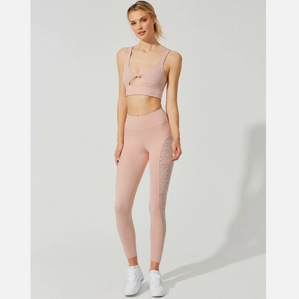 NWT-Fiona Leggings And Niko Sports Bra-B FIT by Beach Bunny Size 6 - Picture 4 of 14